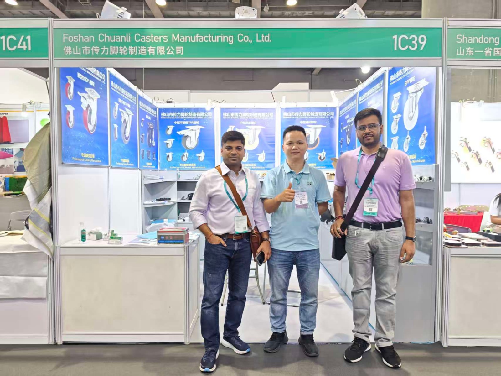 CMCL Casters представляет широкий ассортимент высококачественных роликов, сияющих на Кантонской ярмарке