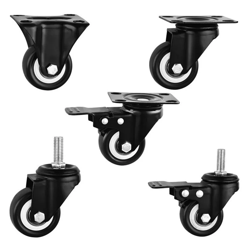 light duty polyurethane (PU) caster wheels